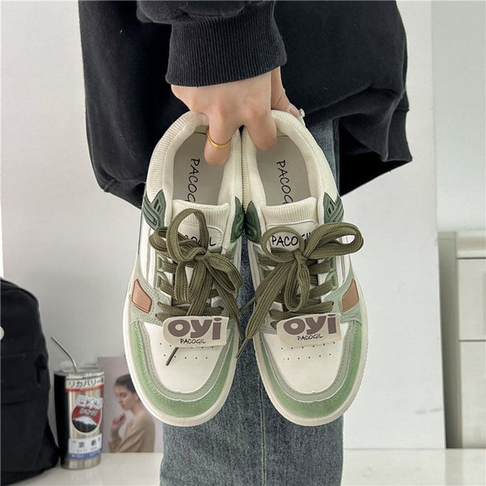 Vintage Splice Fabric Skate Shoes