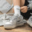 Round Label Patch Skate Shoes