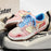 Childlike Graffiti Patchwork Sneaker