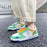 Childlike Graffiti Patchwork Sneaker