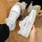 Round Label Patch Skate Shoes