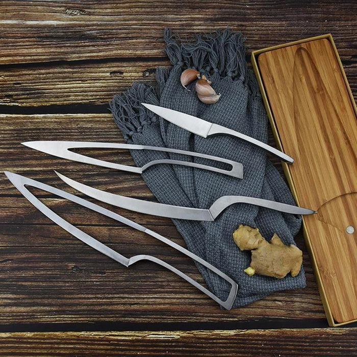 Yunshan Nesting Stainless Steel Knife Set