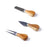 Petite Wooden Handle Cheese Knives