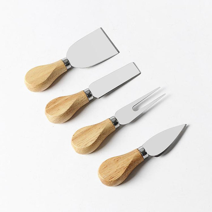 Petite Wooden Handle Cheese Knives