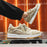 Raw-Edge Contrast Color Skate Shoes