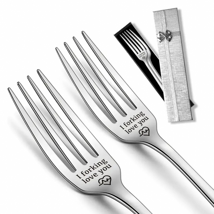 Affectionate Two-Piece Fork Set