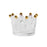 Crown Glass Candle Holder