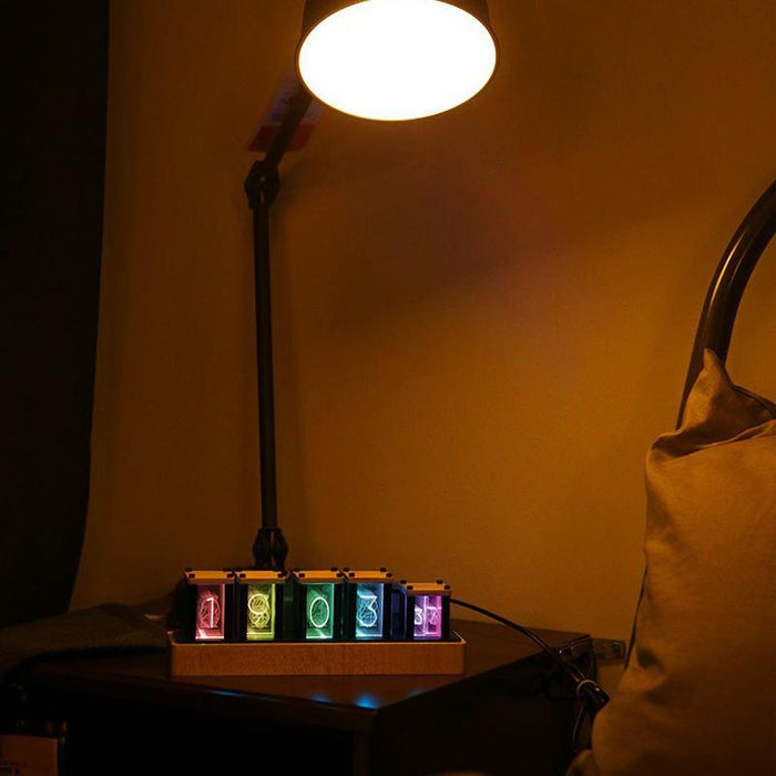 Electra Imitated Glow Tube Clock