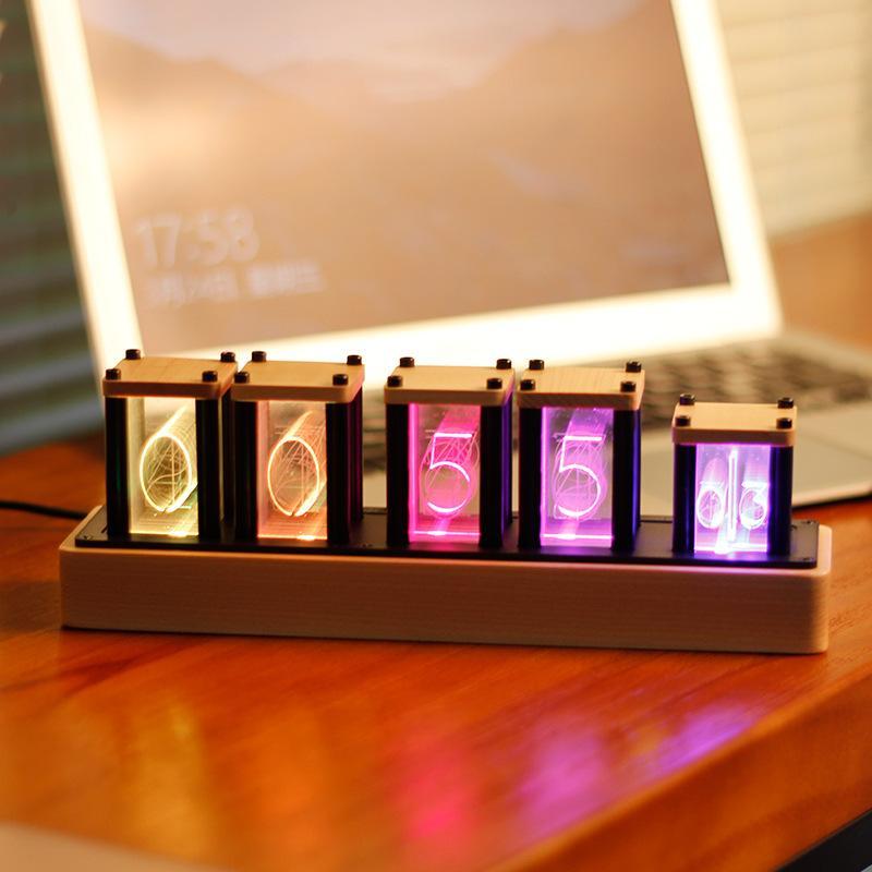 Electra Imitated Glow Tube Clock