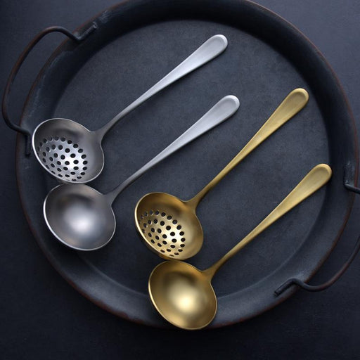 Golden Frosted Kitchen Utensil Set