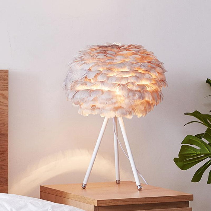 Goose Feather Lamp