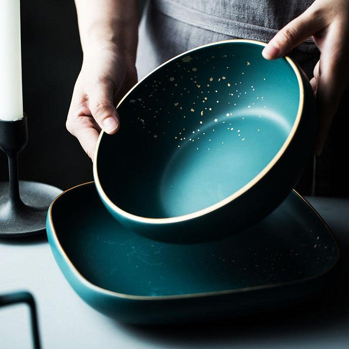 Luxury Green Rhyme Dinnerware