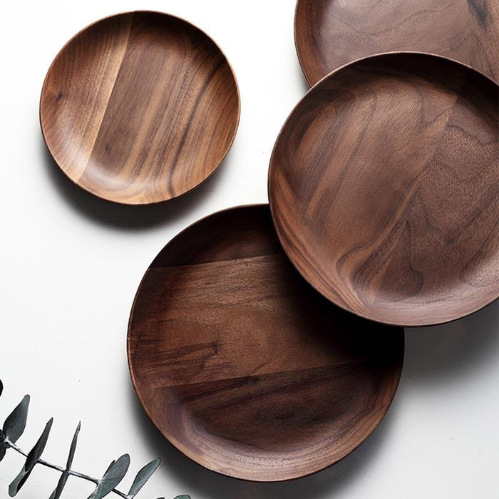 Mili Natural Teakwood Plates