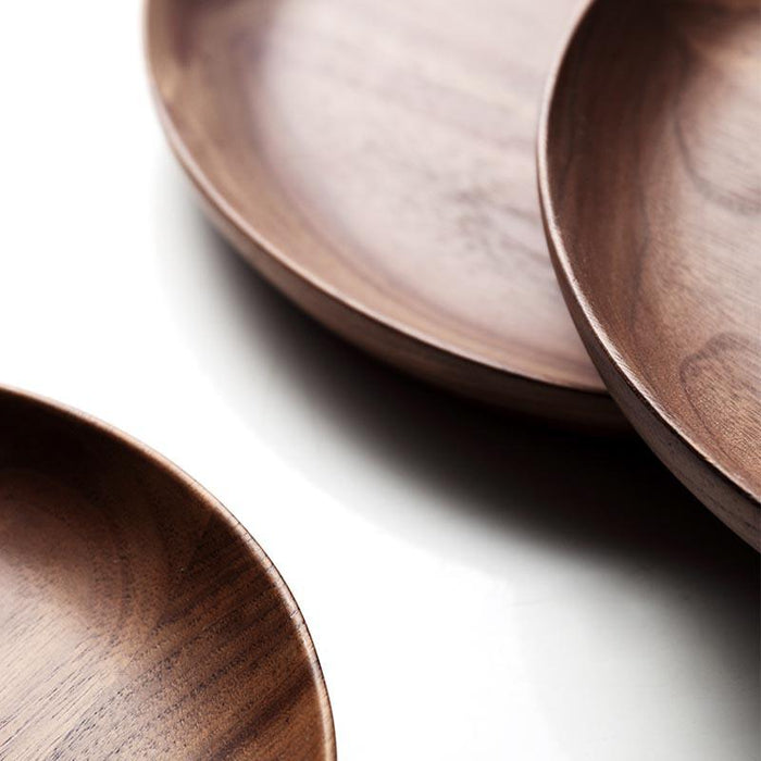 Mili Natural Teakwood Plates