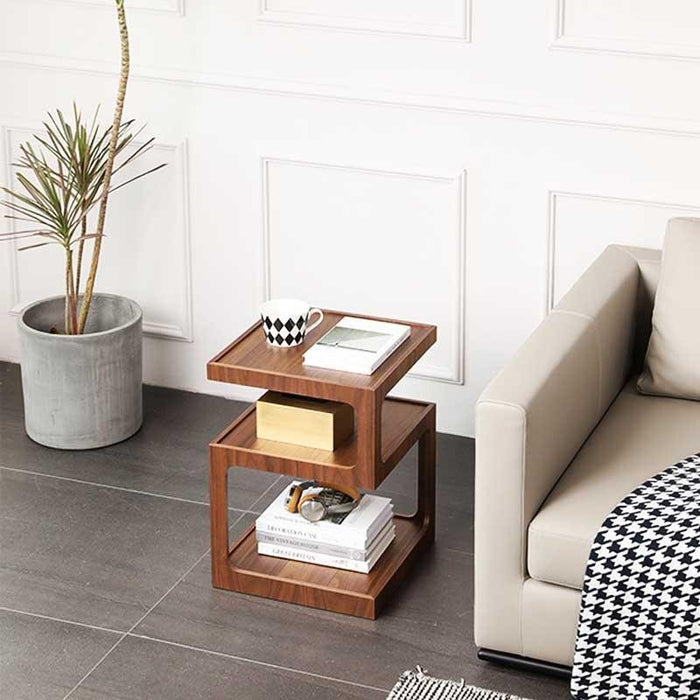 Morein Square Frame Storage Accent Table