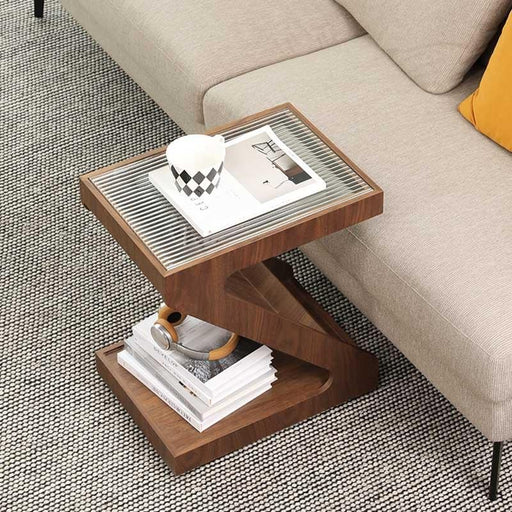 Morein Z-Shaped End Table