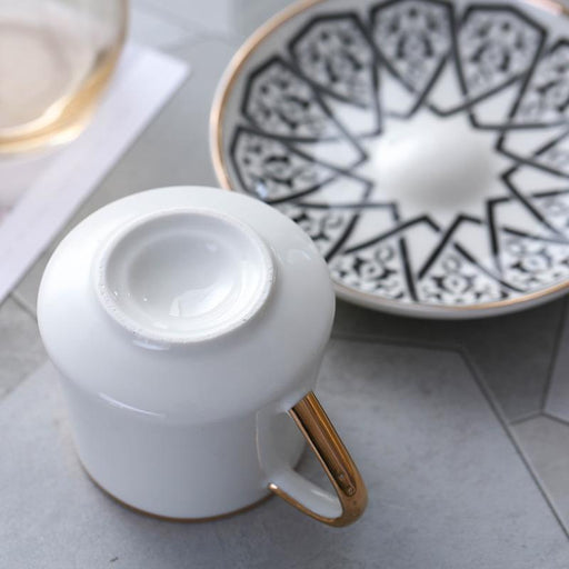 Mosaic Espresso Cup and Saucer Set